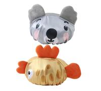 SHOWERORO 2pezzi Cappello Doccia Per Ragazzo Ragazza Da Pz Di Cuffie Per Lavaggio Con Design Carino Koala e Pesce Protezione Per e Testa Durante Bagno o La Doccia