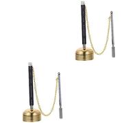 SHOWERORO 2pezzi Chime Buddhista Per Tempio Strumento Cerimoniale Utensile Sacro Per Meditazione e Preghiera Accessorio Per Atmosfera Spirituale Piccola