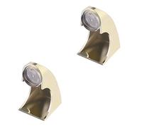 SHOWERORO 2pezzi Portasapone Magnetico Elettroplaccato Per Asciugatura Rapida Supporto Per Sapone Da Bagno Installazione Senza Design Sospeso Con Magneti Per Asciugatura Efficiente