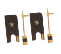 SHOWERORO 2sets Accessori Per Violino Con Rana Di Ulivo e Viti Pratico e Duraturo Per Uso Domestico e Aula Di Musica Comodo Da Utilizzare Durante La Pratica Esibizioni