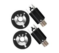 SHOWERORO 2sets Jack Uscita Per Chitarra Connettori Compatibili Con Pickup e Accessori Per Elettrici Design e Realizzati e Resistente