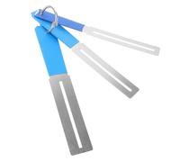 SHOWERORO 3 Pezzi Protezioni Per Tasti in Acciaio Inossidabile Per Chitarra Proteggi Tasti Kit Accessori Manutenzione Chitarra Piccoli Medie Grandi