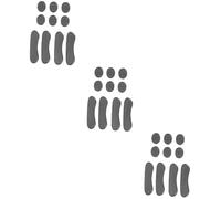 SHOWERORO 3 Set Di Smorzatori Per Batteria Cuscinetti Per Il Silenzio Della Batteria Cuscinetti Per Lo Smorzamento Della Batteria Cuscinetti Per Lo Smorzamento Della Batteria 10 Pezzi * 3