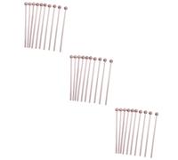 SHOWERORO 30pezzi Bacchette Per Percussione Legno Strumenti Musicali Per Sviluppare Talenti e Ritmo Manico Per Maggiore Comfort e Suono Delicato Accessori Per Musicisti