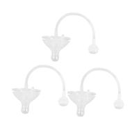 SHOWERORO 3pezzi Tettarella Silicone Con Ponderate Per Bottiglie Per Accessori Per Apprendimento Al Bere e Succhiare Facili Da Trasportare e Compatibili