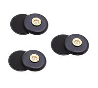 SHOWERORO 3pezzi Violoncello Antiscivolo Pad Con Supporto Per Puntale Base Nera Con Inserti Dorati Protegge Pavimento Da Graffi Durante Pratiche e Performance