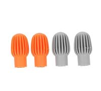 SHOWERORO 4 Pezzi Copri-bacchette in Silicone Protezioni Per Bacchette Sordina Accessori Per Batteria Copri-bacchette Per Esercitazioni