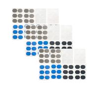 SHOWERORO 48pezzi Gel Per Smorzatori Di Batteria Silicone Pad Silenziosi Colorati Per Overtone e Migliorare Suono Del Tamburo Facile Da Applicare e Rimuovere Durante Le Performance