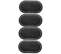 SHOWERORO 4pezzi Drumhead Patch Protector Antiscivolo Per Grancassa Rinforzi Per Pelli Da Batteria Per Sessioni Di Jam e Performance Facili Da Installare e Durevoli
