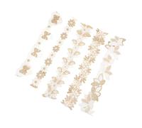 SHOWERORO 5 Pezzi Copricapo Banchetto Ragazzo Ragazza Pizzo Cavo Floreale Ricamato Ragazzo Ragazza Per Cento Giorni