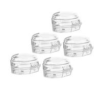 SHOWERORO 5 Pezzi Coprimanopola Fornello A Gas Blocco Di Sicurezza Per Ragazzo Ragazza Copripulsante Bruciatore Fornello A Gas Protezione Manopola Sicurezza