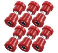 SHOWERORO 6 Pezzi Kit Boccole per Golf Cart, Rosso, Plastico | Molla Posteriore e Anteriore, Inserti in Metallo, Montaggio Preciso, Ricambio per Manutenzione
