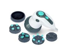 SHOWERORO Anticellulite Vibrante Multifunzionale per Perdita di Peso 4 Testine in Abs e Silicone, Massaggio per Schiena e Vita Copertura Protettiva