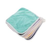 SHOWERORO Asciugamani Piccoli in Flanella Set Di 8 Panni Morbidi E Assorbenti Per Ragazzo Ragazza E Ragazzo Ragazza Con Anello Da Appendere Per Bagno E Cucina