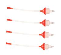 SHOWERORO Aspiratore Nasale Per Ragazzo Ragazza 4 Pezzi Anti-reflusso Silicone Alimentare Manuale Facile Pulizia Senza Resistenza