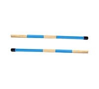 SHOWERORO Bacchette in Legno Per Batteria Jazz e Folk Spazzole Rod Con Asticelle Leggere e Resistenti Superficie Liscia e Impugnatura Confortevole Per Performance Musicali Volume Ridotto Col