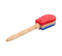 SHOWERORO Battipalo in Legno Strumento Musicale Per Bambini Con Manico Lungo Giocattolo Educativo Per Migliorare La Coordinazione Occhio-mano E Lavoro Di Squadra