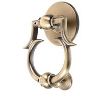 SHOWERORO Battiporta in Lega di Zinco Dorata Stile Europeo Classico | Accessori Inclusi, Presa Comoda, Montaggio Semplice, Resistente alla Ruggine, Finitura Elegante per Ingresso Domestico