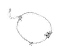 SHOWERORO Bracciale Regolabile in Rame per Donna e Ragazza Animale Elegante e Simbolo di Buona Sorte Accessorio da Polso e Caviglia per Feste e Occasioni Speciali