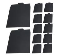 SHOWERORO Bustine per CD e DVD in Carta Kraft Nero 100 Pezzi, Custodie Resistenti e Leggere Ideali per Conservazione e Spedizione Minimalista