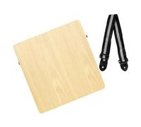 SHOWERORO Cajon Drum Portatile Legno Per Adulti Strumento Musicalper Percussione Facile Da Suonare Per Sviluppare Ritmo e Coordinazione Design Interessante e Sicuro Per Praticare e Giocare