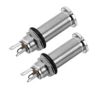 SHOWERORO Cavo Jack Chitarra Elettrica Presa Filettata Per Chitarra Jack Di Uscita Cilindrico A 3 Pin E Accessori Per Basso Piastra Di Presa