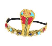 SHOWERORO Cerchietto Copricapo Egiziano Serpente Fascia Per Chioma Femminile Accessorio Per Feste Di Halloween e Spettacoli a Tema Stile D'egitto