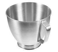 SHOWERORO Ciotola da Cucina in Acciaio Inossidabile 4,5l per Mescolare e Sbattere, Resistente e Profonda, Accessorio Versatile per Preparare Insalate e Impasti