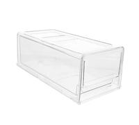 SHOWERORO Contenitore Frigo Cassetto Per Congelatore Scatola Organizer Trasparente Per Alimenti Contenitore Di Stoccaggio Per Cucina e Frigorifero Design Pratico e Funzionale Per Cucina