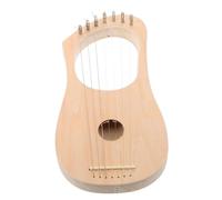 SHOWERORO Costruisci La Tua Arpa Lira Con 7 Corde Kit Di Strumenti in Legno Fai Da Te Con Strumenti Di Accordatura E Selletta Per Corde Per Progetti Di Artigianato Musicale