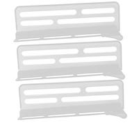 SHOWERORO Divisori Regolabili Per Frigorifero 3 Pezzi, Clip Per Porta Laterale e Cassetti, Organizer Compatto Per Ripiani e Congelatore, Organizer Alimenti Per Uso Quotidiano