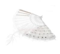 SHOWERORO Fan del matrimonio ventagli ventaglio affascinante da ventaglio tenuto in mano da fan della sposa nozze ventagli pieghevoli per matrimoni in