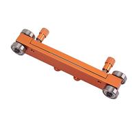 SHOWERORO Guitar Saddle Roller Polisher Per Levigatura Sella e Dado Chitarra Strumento Professionale Per Liutai Adatto Altezze Da Arancione