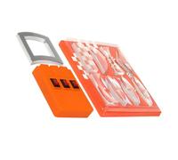 SHOWERORO Kit di lenti ottiche fisiche con prisma triangolare, specchi convessi e concavi in plastica, set completo per esperimenti didattici in aula e laboratori