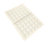 SHOWERORO Libro Di Spartiti A4 Per Chitarra, Quaderno Di Pentagrammi Portatile Sei Linee, Libro Plastificato Per Esercizi e Note Musicali