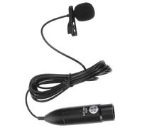 SHOWERORO Microfono Lavalier Condensatore Xlr Clip Da Bavero e Interfaccia Xlr Tre Pin Design Portatile e Versatile Per Registrazioni Discorsi e Trasmissioni in Diretta Costruzione Affidabil