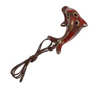 SHOWERORO Ocarina A Forma Di Delfino Strumento A Fiato Creativo Per Principianti Realizzato Materiali Duraturi E Robusti Per Esercitazioni E Produzione Di Suoni Tonali