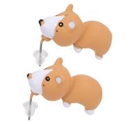 SHOWERORO Orecchini Animali Creativi Forma di Dinosauro e Corgi Accessori Leggeri in Materiale Confortevole per Stile Quotidiano e Regalo Divertente