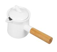 SHOWERORO Padella in Ceramica Mini Casseruola Per Uso Domestico 350 Ml Bianca Per Bar Ristorante