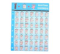 SHOWERORO Poster Degli Accordi Per Chitarra Schema Degli Accordi Da Parete Guida All'apprendimento Della Chitarra Per Interni