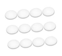 SHOWERORO Protezione da Parete Autoadesiva in Silicone Trasparente 12 Pezzi 50x12mm per Pomelli e Maniglie Porte, Paracolpi Antiurto per Frigoriferi, Armadietti e Dispositivi Elettronici