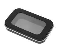 SHOWERORO Scatola Magnetica Organizer Rettangolare per Aghi da Cucito in Plastico Nero Resistente per Progetti di Ricamo e Lavoro a Punto Croce