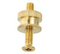 SHOWERORO Screws for Electric Guitar Bridge Brass Saddle Replacement Screws for Tremolo System High Precision Guitar Parts and Easy to Install
