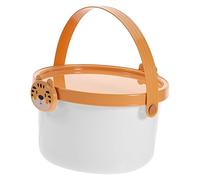 SHOWERORO Secchio Per Giocattoli in Plastica Sicura E Durevole Organizer Porta Giocattoli Con Spazio Compatto Per Mattoncini E Piccoli Articoli Vari