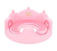 SHOWERORO Sedile Per Vasino Antiscivolo e Imbottito Per Adattatore Wc Facile Design Per e Ragazze Rosa