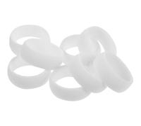 SHOWERORO Set 8 Pezzi Anelli in Silicone Nero per Uomo Anelli Sportivi Leggeri e Traspiranti Accessori Palestra per Attività Sportive e Fitness Colore Casuale