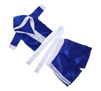 SHOWERORO Set Completo Boxe per per Fotografia Studio con Top Blu, Pantaloncini e Cintura Accessori Fotografici