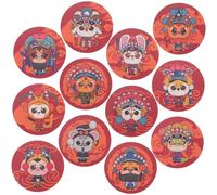 SHOWERORO Set Di Adesivi Per Vasino Per Bambini Piccoli Animali Dello Zodiaco Adesivi Che Cambiano Colore Per L'allenamento Al Vasino Materiali Stabili E Robusti