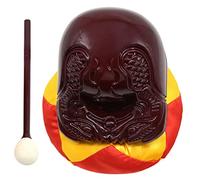 SHOWERORO Set Strumenti a Percussione Buddisti Con Blocco Di Legno Resistente e Bastone Battente, Xilografia Per Tempio 4 Pollici, Giocattolo Musicale Educativo Per Ragazzo Ragazza e Meditazione