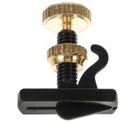 SHOWERORO Sintonizzatore Fine Accessorio Pratico per Violino e Viola per Accordatura Precisa e Veloce in Metallo Nero, Leggero e Facile da Sostituire